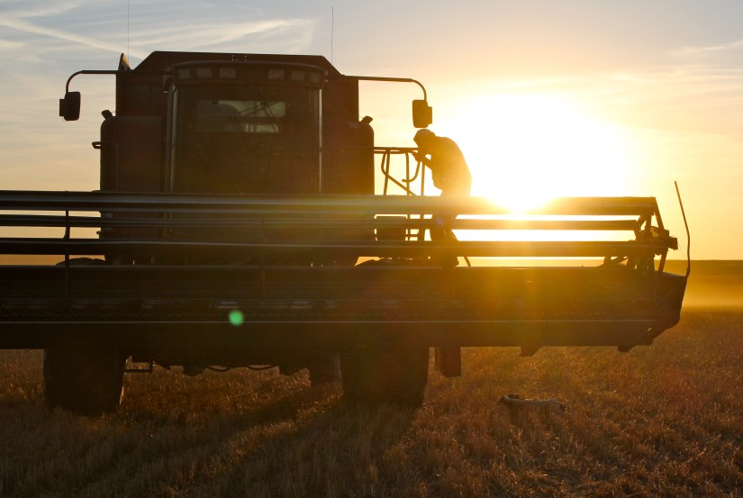 Grandpa Wayne shutting  'er down for supper 
